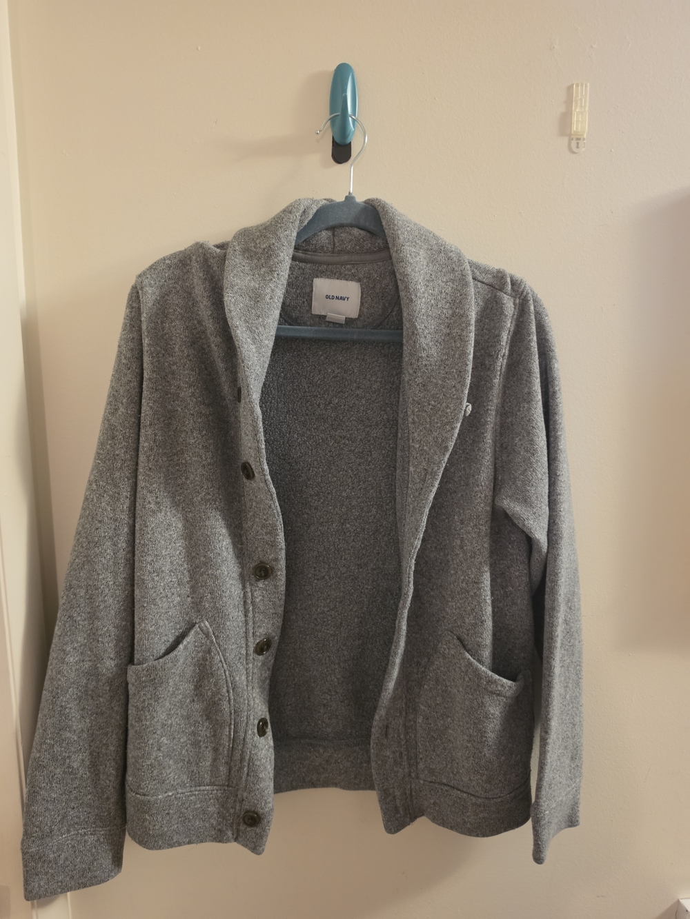 Old Navy Heather Gray Knit Cardigan Size M